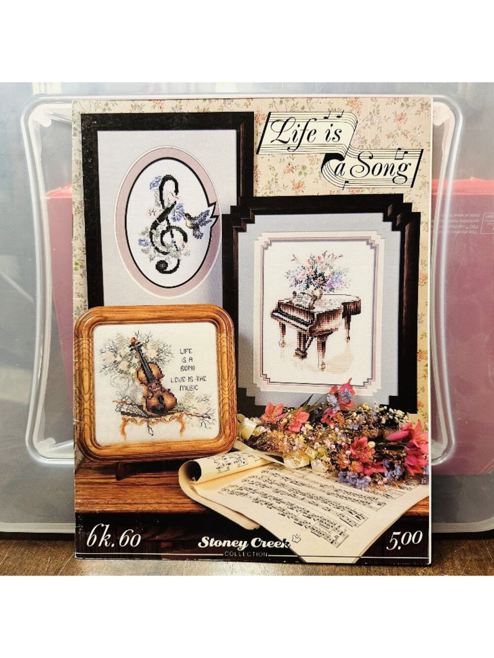 Life Is A Song Cross-Stitch Pattern Book By Stoney Creek Collection
